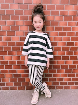 cha☆chaさん（キッズ・110cm）の春コーディネート