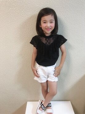 cha☆chaさん（キッズ・110cm）の夏コーディネート