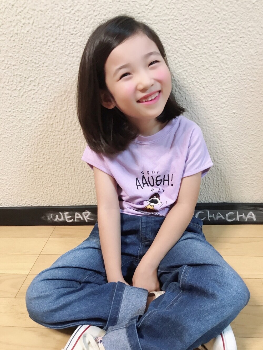 cha☆chaさんの（韓国子供服）を使ったコーディネート