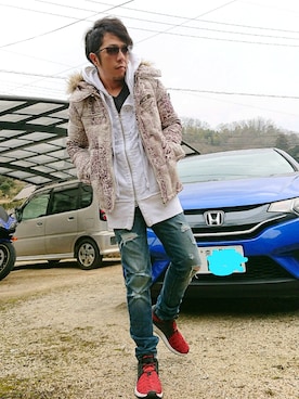 masashiさん（メンズ・157cm）の冬コーディネート