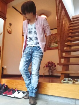 masashiさん（メンズ・157cm）の夏コーディネート