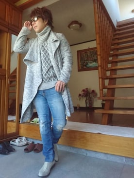 masashiさん（メンズ・157cm）の冬コーディネート