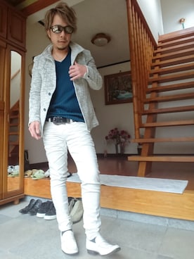 「TORNADO MART（トルネードマート）のアイテム（その他アウター）」を使った、masashiさん（メンズ・157cm）の春コーディネート