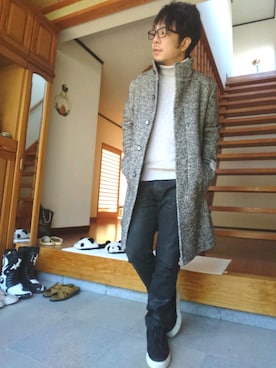 「HALB（ハルプ）のアイテム」を使った、masashiさん（メンズ・157cm）の秋コーディネート