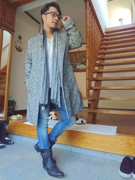 masashiさん（メンズ・157cm）の秋コーディネート