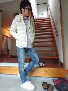 「HALB（ハルプ）のアイテム」を使った、masashiさん（メンズ・157cm）の秋コーディネート