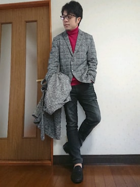 masashiさん（メンズ・157cm）の冬コーディネート