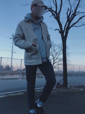 「FILA（フィラ）のアイテム（キャップ）」を使った、masatoさん（メンズ・174cm）の春コーディネート
