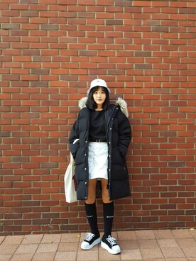 「daily look」｜「アイテム（マウンテンパーカー）」を使った、imchysさん（レディース・163cm）の秋コーディネート