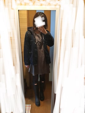 「アイテム（パーカー、ブルー系）」を使った、hanpen✳︎さん（レディース・161cm）の夏コーディネート