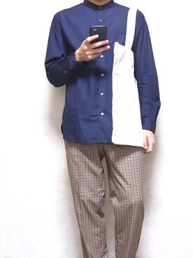ryuseiさんの「ブロードバンドカラー長袖/796908」を使ったコーディネート