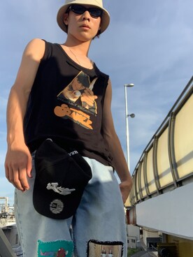 「LMCのアイテム（アクセサリー）」を使った、Daikiさん（メンズ・172cm）の秋コーディネート