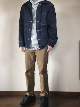 「u170」｜S.さん（メンズ・163cm）の秋コーディネート
