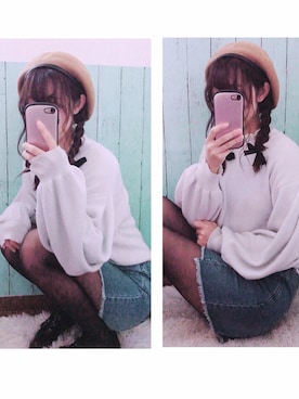 「chico_（チコ）のアイテム（スカート）」を使った、⁑nanata⁑さん（レディース・158cm）の秋コーディネート