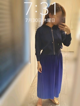 「アイテム（イヤリング）」を使った、mokoさん（レディース・157cm・20代）の夏コーディネート