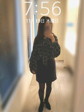 「GRACE&MILA（グレースアンドミラ）のアイテム」を使った、mokoさん（レディース・157cm）の秋コーディネート