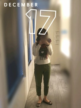 「ジョンストンズ」｜mokoさん（レディース・157cm）の冬コーディネート