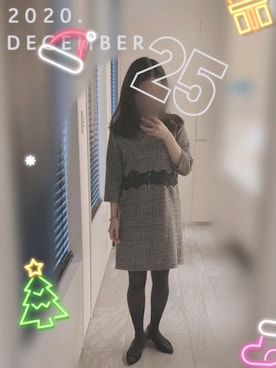 mokoさん（レディース・157cm）の冬コーディネート