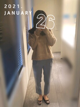 mokoさん（レディース・157cm）の冬コーディネート