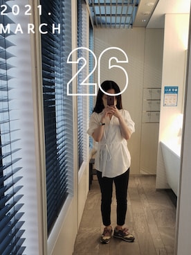 「CIRCA（サーカ）のアイテム」を使った、mokoさん（レディース・157cm）の春コーディネート