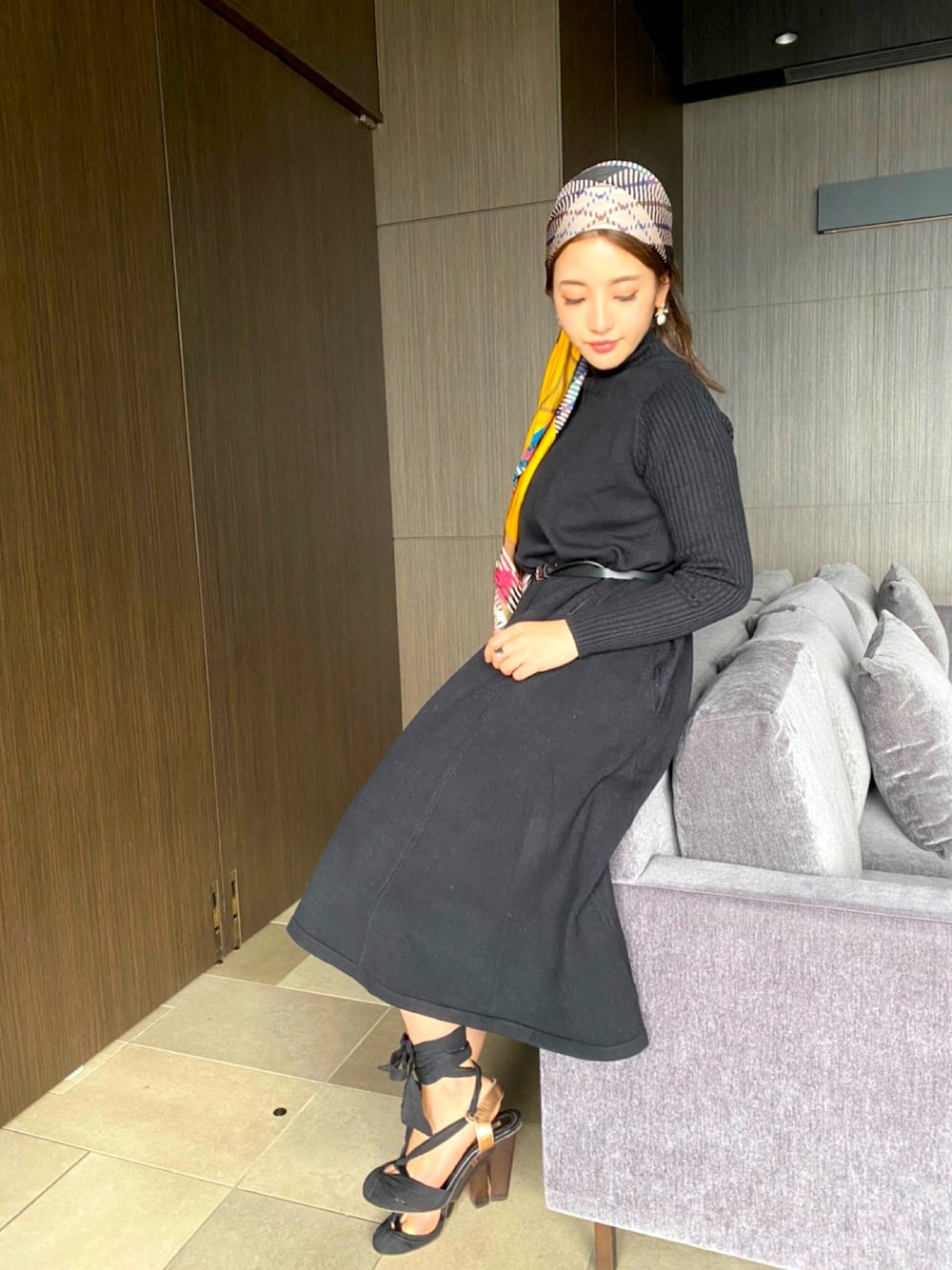 【美品】DRIES VAN NOTEN 22SS スカーフ付きカットソー DRIES VAN NOTEN 22ss スカーフ付きカットソー DRIES VAN NOTEN