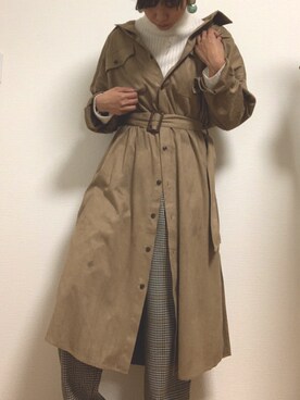 「YEVS（イーブス）のアイテム（トップス）」を使った、chanaiさん（レディース・160cm）の秋コーディネート