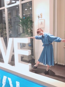 「二次会」｜「アイテム（その他）」を使った、もっちーさん（レディース・157cm）の秋コーディネート