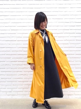 「ORCIVAL（オーシバル）のアイテム（ワンピース/ドレス）」を使った、fujiiさん（レディース・156cm）の冬コーディネート