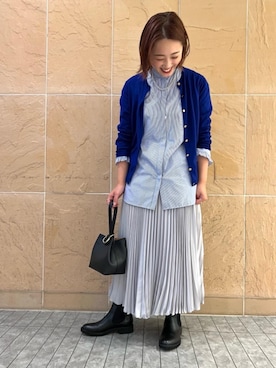 矢崎南十星さん（レディース・161cm）の秋コーディネート