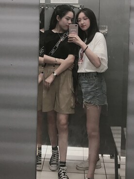 「DW（ディーダブリュー）のアイテム（アクセサリー）」を使った、Maleficentさん（レディース・169cm）の夏コーディネート