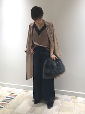 「アイテム（シャツワンピース）」を使った、ayanoさん（レディース・158cm・20代）の夏コーディネート