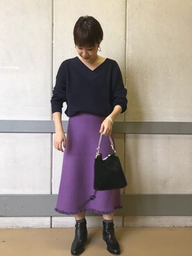 ayanoさん（レディース・158cm）の秋コーディネート