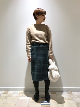 ayanoさん（レディース・158cm）の冬コーディネート