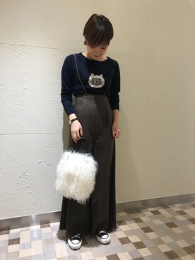 ayanoさん(レディース・158cm)の冬コーディネート