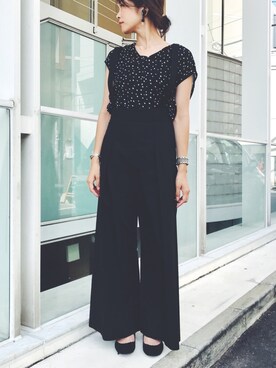 「スカラップ」｜「アイテム（パンプス）」を使った、ATOHARAさん（レディース・164cm）の夏コーディネート