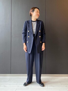 「BRACTMENT（ブラクトメント）のアイテム（ジャケット/アウター）」を使った、nemu kubotaさん（レディース・157cm）の秋コーディネート