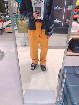 「ARC'TERYX（アークテリクス）のアイテム（トップス）」を使った、えんどうつばささん（メンズ・176cm）の夏コーディネート