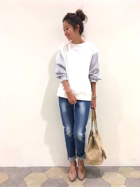 「LIPSTAR（リップスター）のアイテム」を使った、lipstar_officialさん（レディース・158cm）の春コーディネート