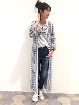 「LIPSTAR（リップスター）のアイテム（トップス）」を使った、lipstar_officialさん（レディース・158cm）の春コーディネート