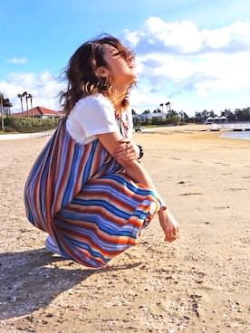 「LIPSTAR（リップスター）のアイテム」を使った、lipstar_officialさん（レディース・154cm）の夏コーディネート