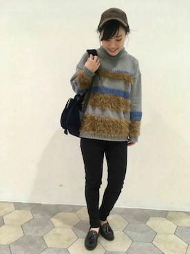 「LIPSTAR（リップスター）のアイテム」を使った、lipstar_officialさん（レディース・153cm）の秋コーディネート