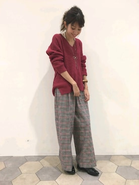 「LIPSTAR（リップスター）のアイテム」を使った、lipstar_officialさん（レディース・158cm）の秋コーディネート