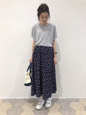 「ドット柄」｜lipstar_officialさん（レディース・158cm）の夏コーディネート