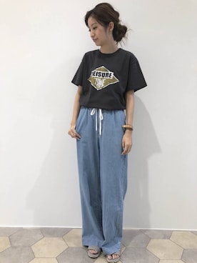 「LIPSTAR（リップスター）のアイテム」を使った、lipstar_officialさん（レディース・158cm）の夏コーディネート