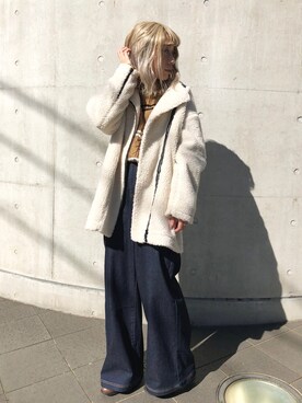 「リップスター」｜「アイテム（ブルゾン）」を使った、lipstar_officialさん（レディース・153cm）の秋コーディネート