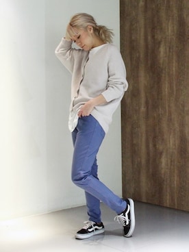 「LIPSTAR（リップスター）のアイテム（ニット/セーター）」を使った、lipstar_officialさん（レディース・154cm）の冬コーディネート