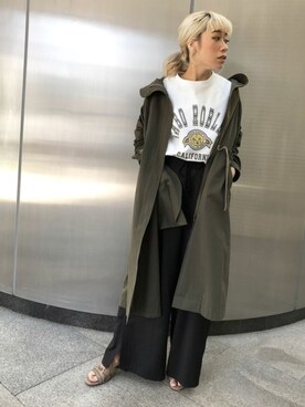 「リップスター」｜「アイテム（その他アウター）」を使った、lipstar_officialさん（レディース・154cm）の春コーディネート