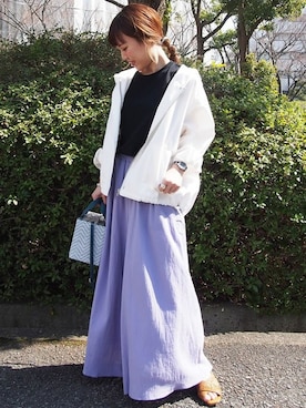 「LIPSTAR（リップスター）のアイテム」を使った、lipstar_officialさん（レディース・153cm）の春コーディネート