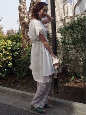 「リップスター」｜「アイテム（ブルゾン）」を使った、lipstar_officialさん（レディース・164cm）の春コーディネート