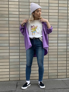 「disney」｜lipstar_officialさん（レディース・154cm）の春コーディネート